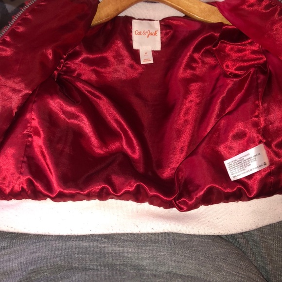 Cat & Jack Coat 3T Pink and Red - Picture 4 of 9